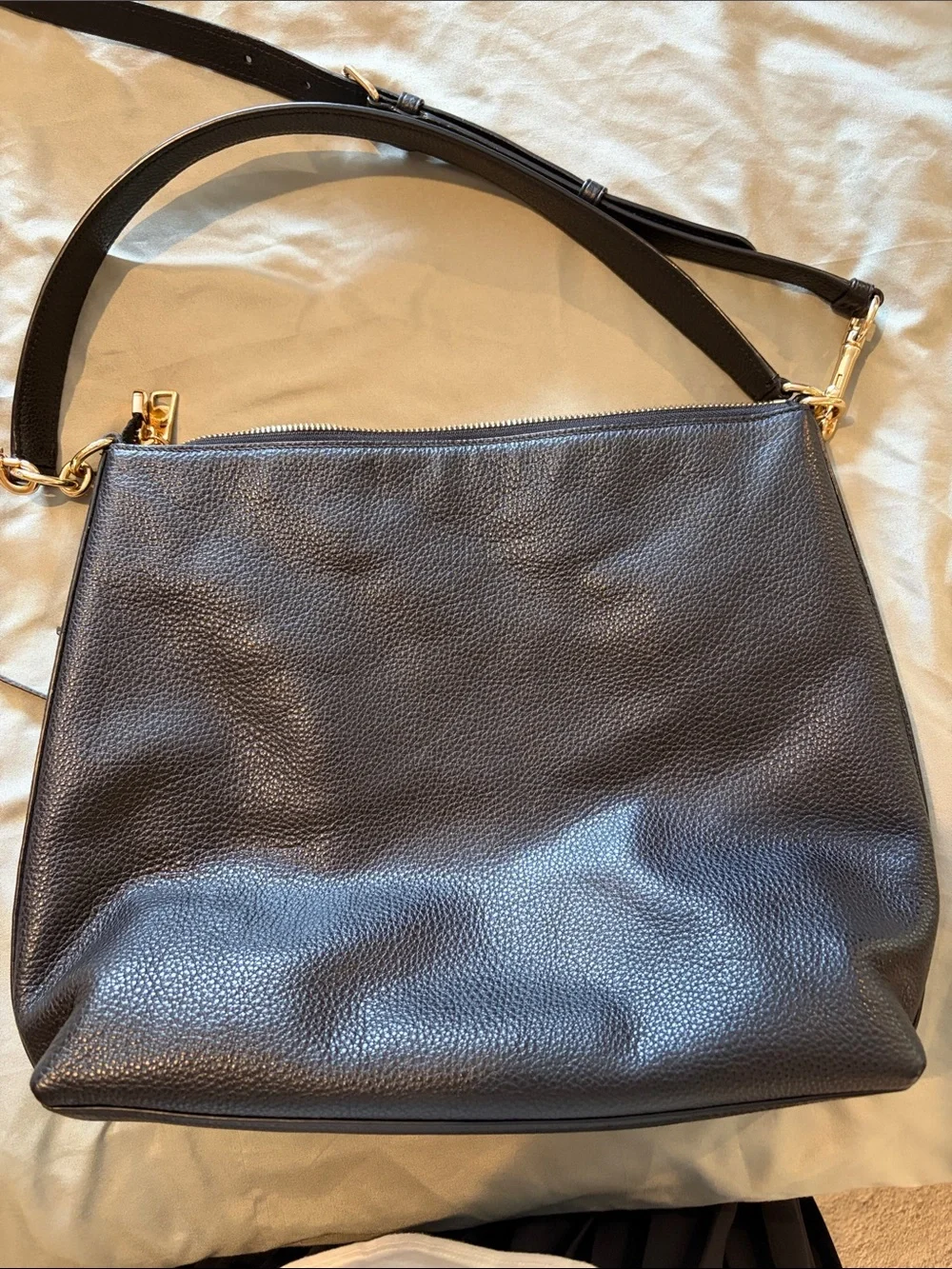 Coach Marlon hobo black leather f79994
